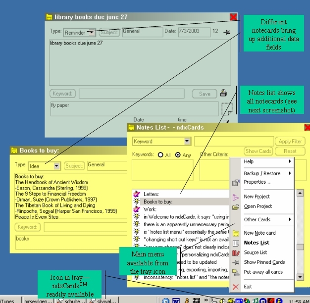 NdxCards Screenshot